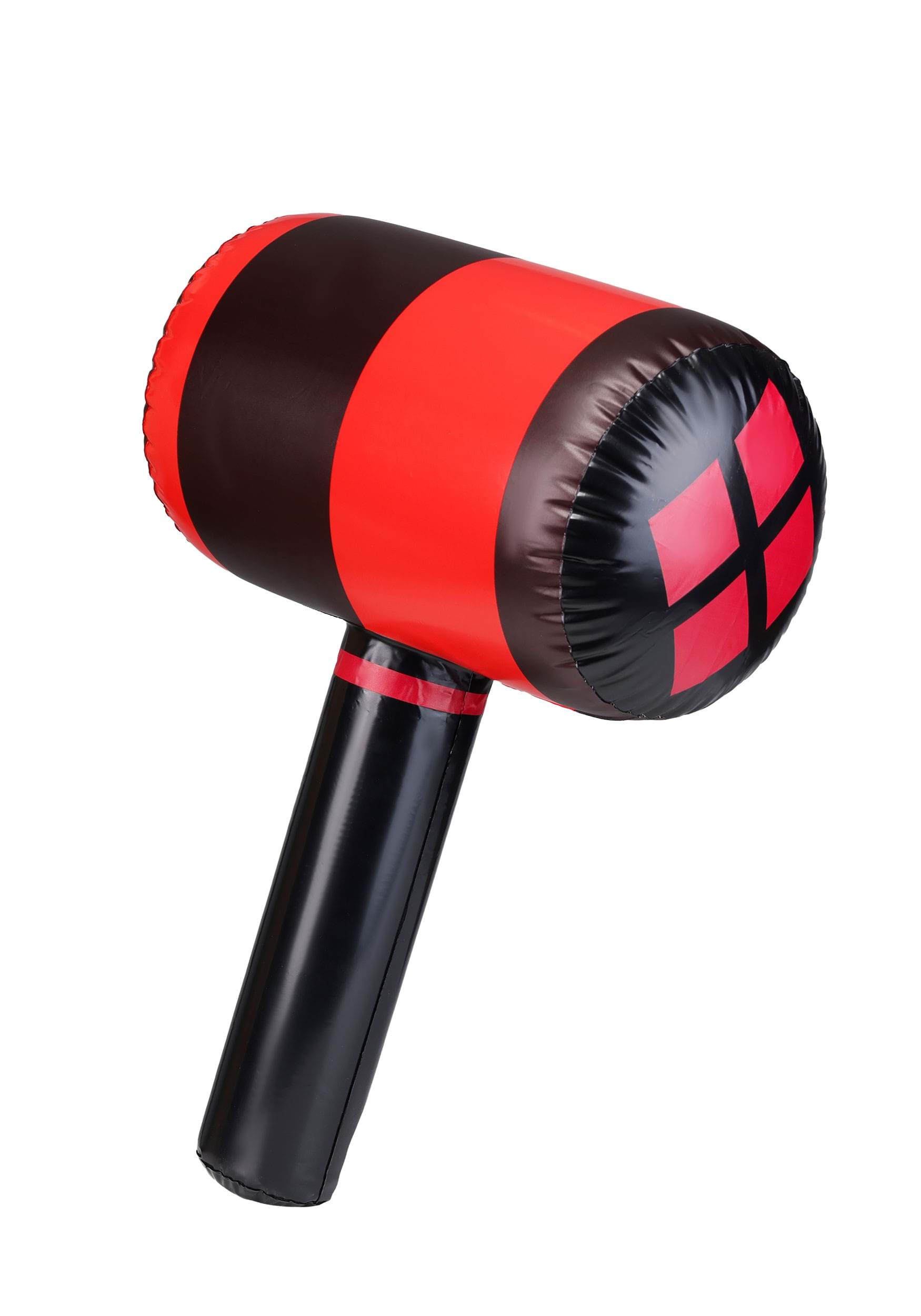 Inflatable Black and Red Clown Mallet Prop