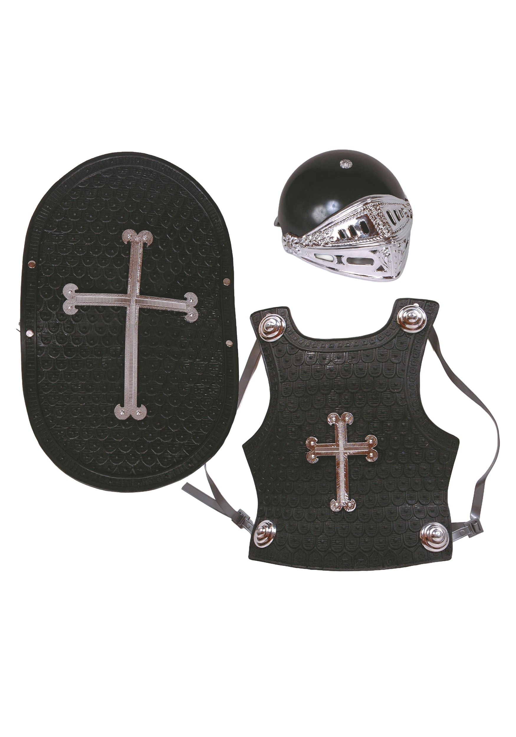 Kid's Black Knight Costume Set