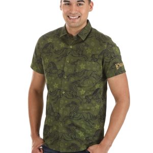 Men's Riders of Rohan Lord of the Rings Button Up Shirt