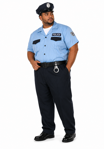 Plus Size On Patrol Costume for Men