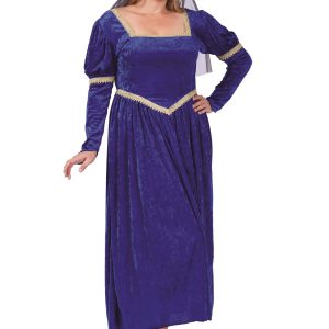 Plus Size Renaissance Blue Princess Costume for Women