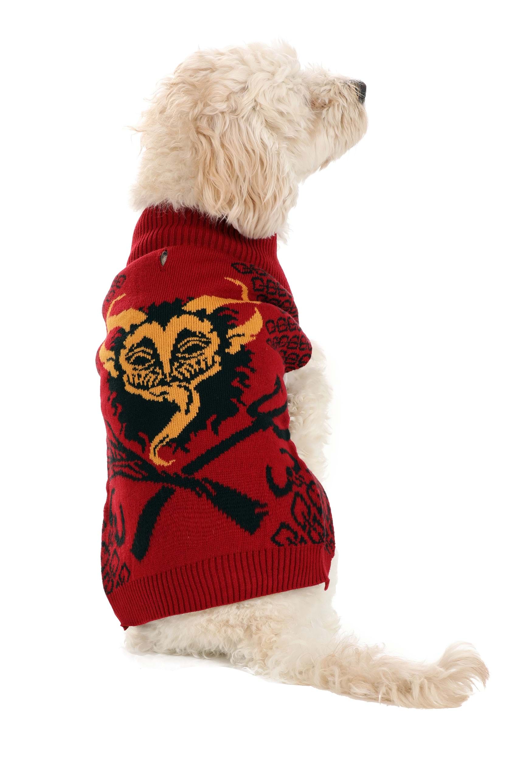 Red Krampus Holiday Sweater for Pets