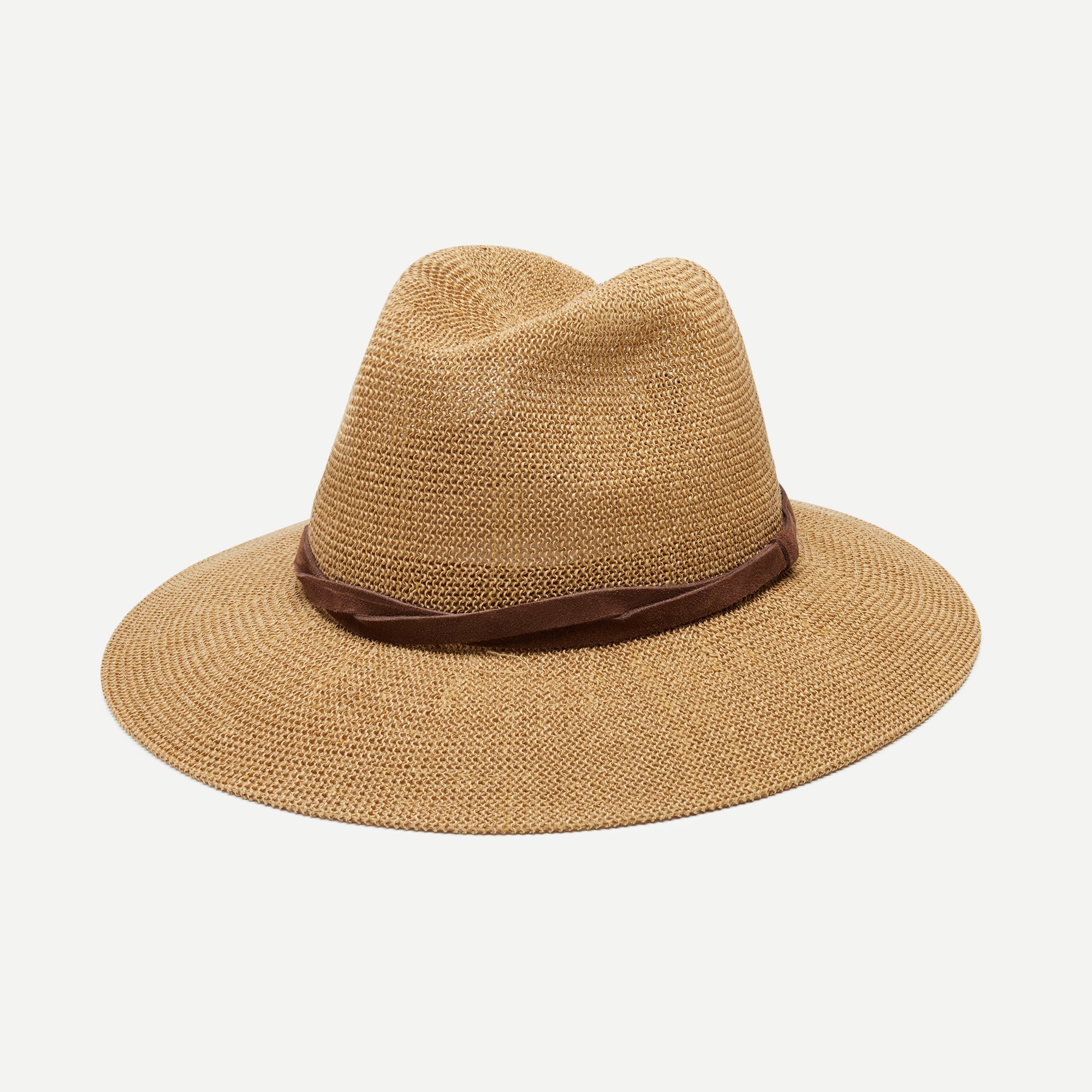 Sedona Straw Panama Fedora | Camel