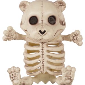 14-Inch Teddy Bear Skeleton Decoration