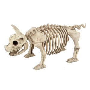 14.75-Inch Pig Skeleton Bonez Decoration