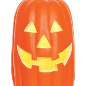 16-Inch Realistic Light Up Pumpkin Decoration