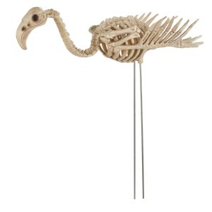 26.5-Inch Skeleton Flamingo Decoration