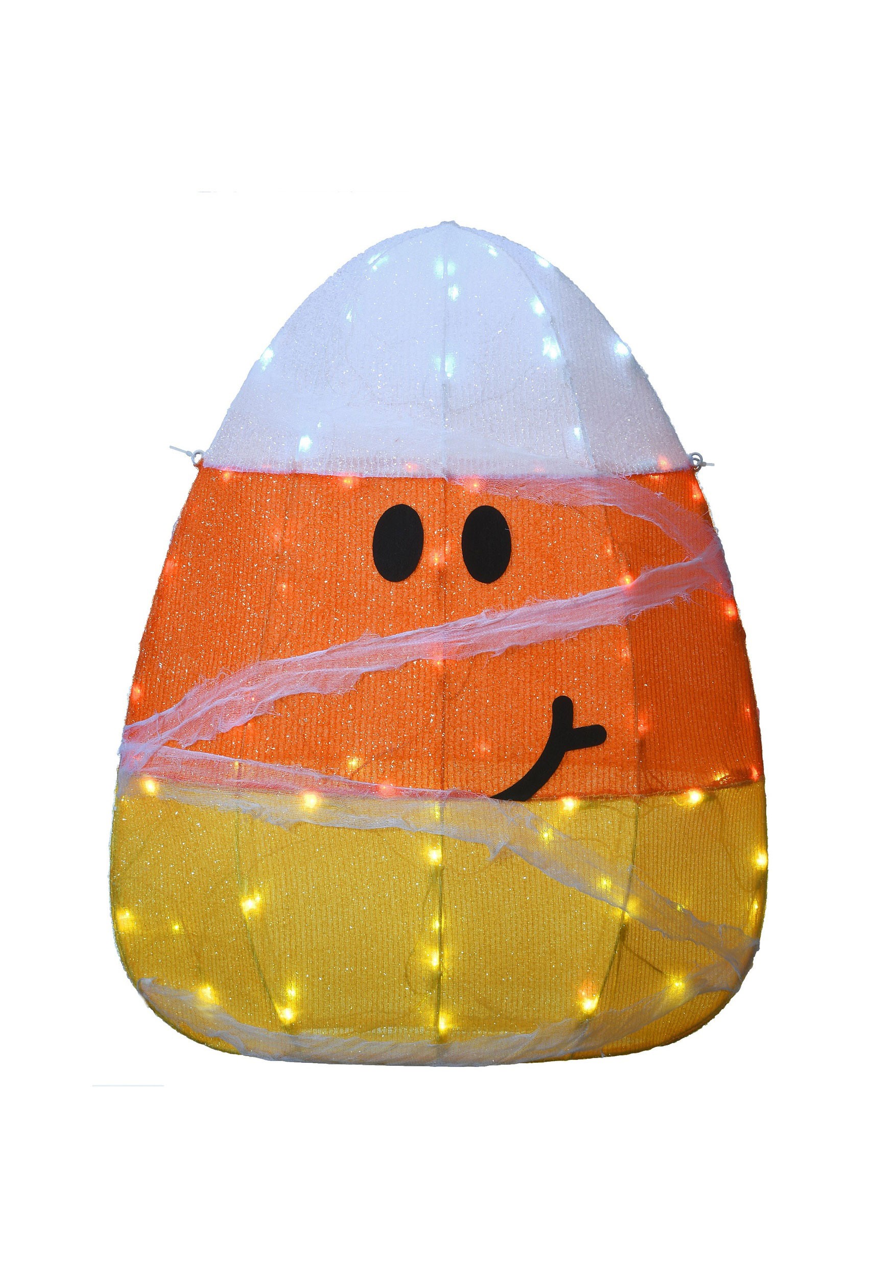 28-Inch Light Up Candy Corn Mummy Decoration