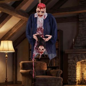 3.6FT Rough Day Ralph the Hanging Zombie Animatronic Decoration