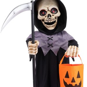 3FT Lil Boo Bonez the Rapping Reaper Animatronic Decoration