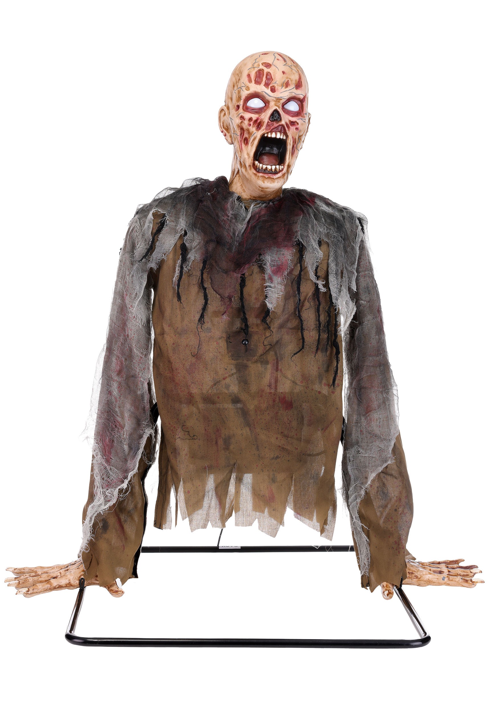 3FT Twitching Zombie Animatronic Decoration