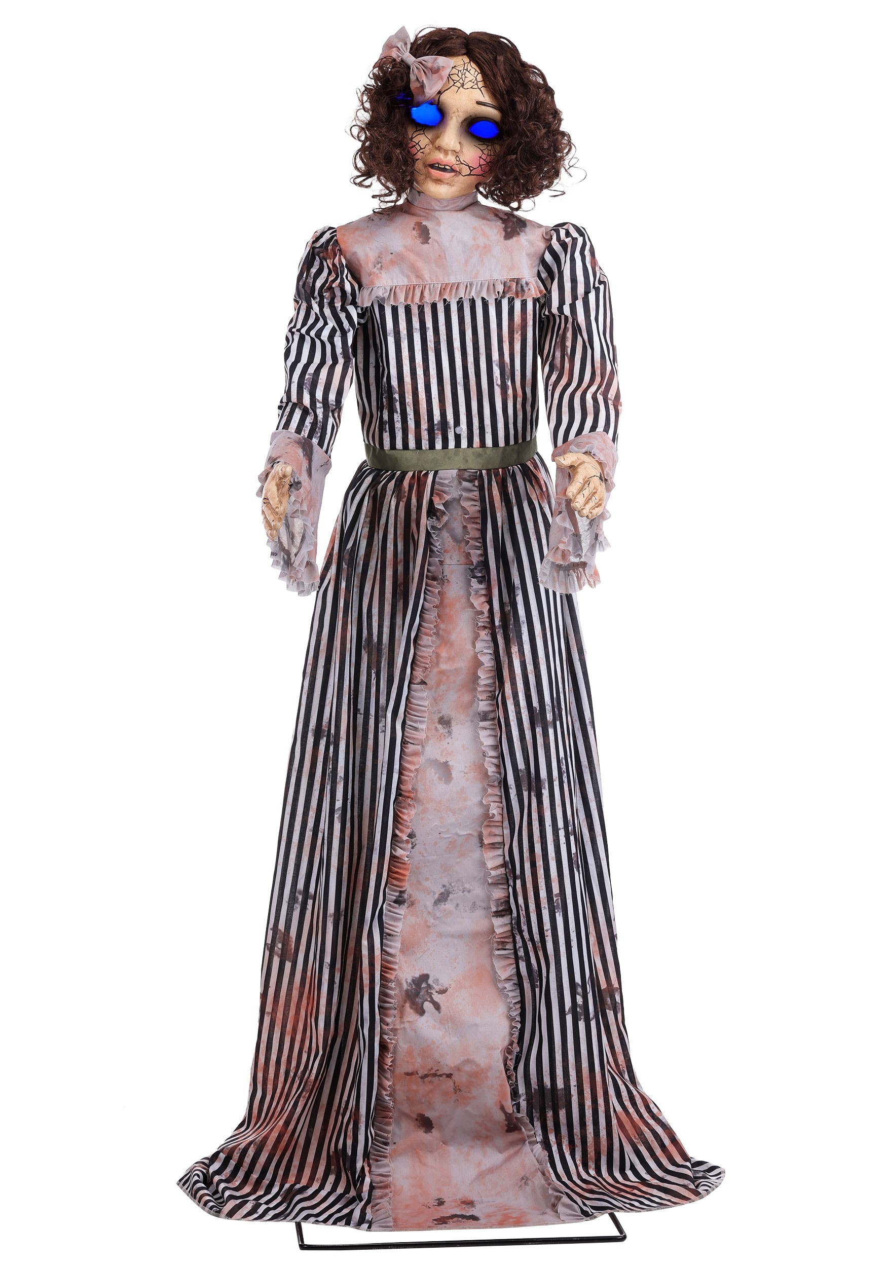5.6FT Haunted Wind-Up Doll Animatronic Decoration