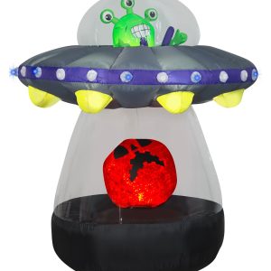 6FT Animated Alien Spacecraft Inflatable Decoration