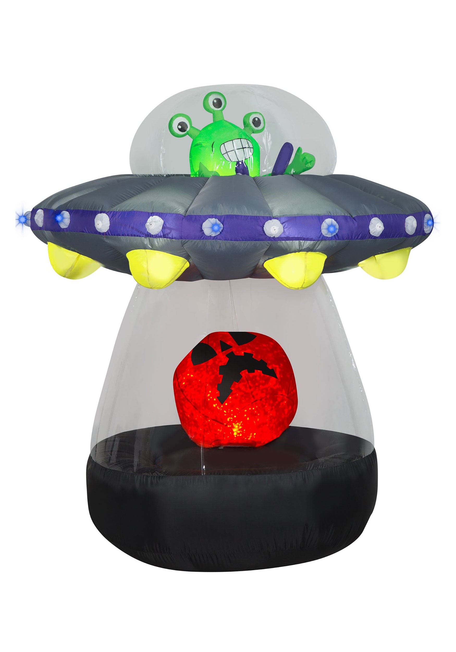 6FT Animated Alien Spacecraft Inflatable Decoration