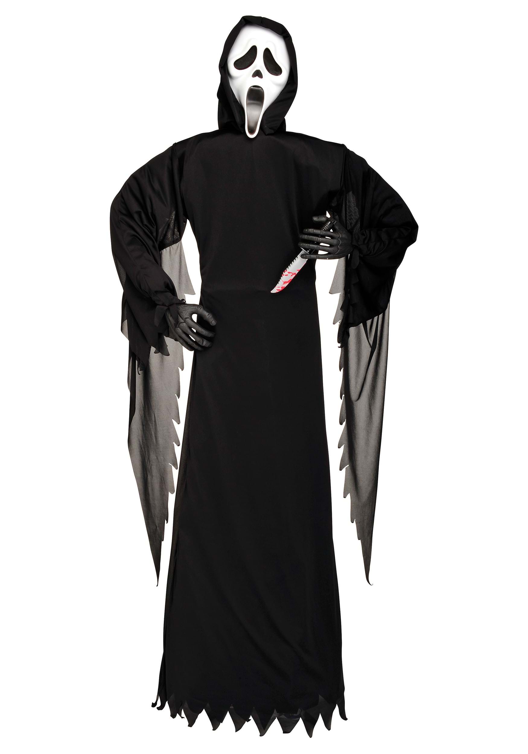 6FT Standing Scream Ghost Face Decoration