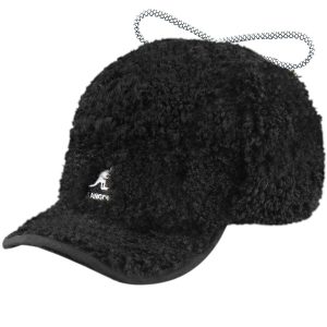 Faux Shearling Utility Flap Cap