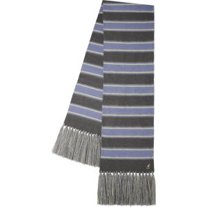 Fuzzy Stripe Scarf