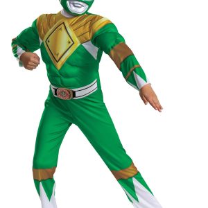 Kid's Power Rangers Classic Green Ranger Costume
