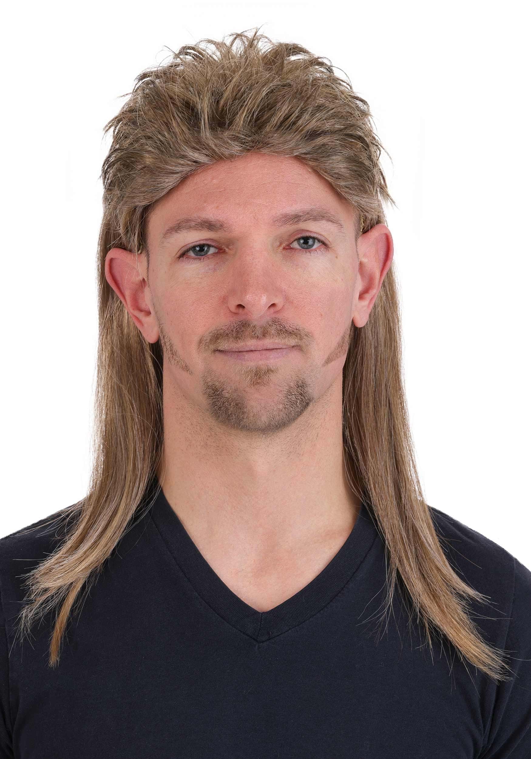 Men's Mullet Costume Wig