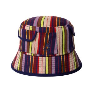 Multi Color Stripe Bucket