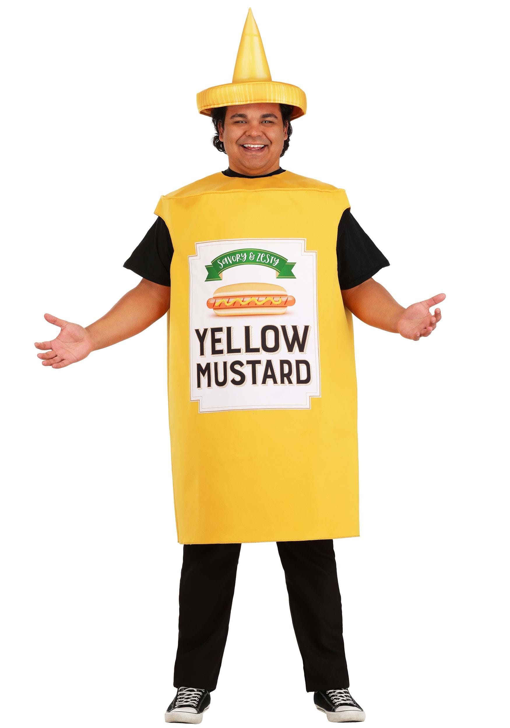 Plus Size Mustard Costume for Adults