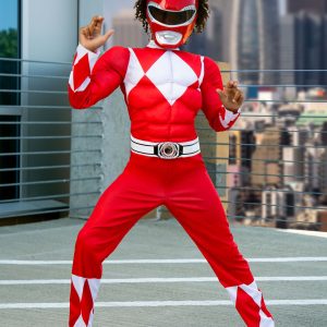 Power Rangers Boys Red Ranger Costume