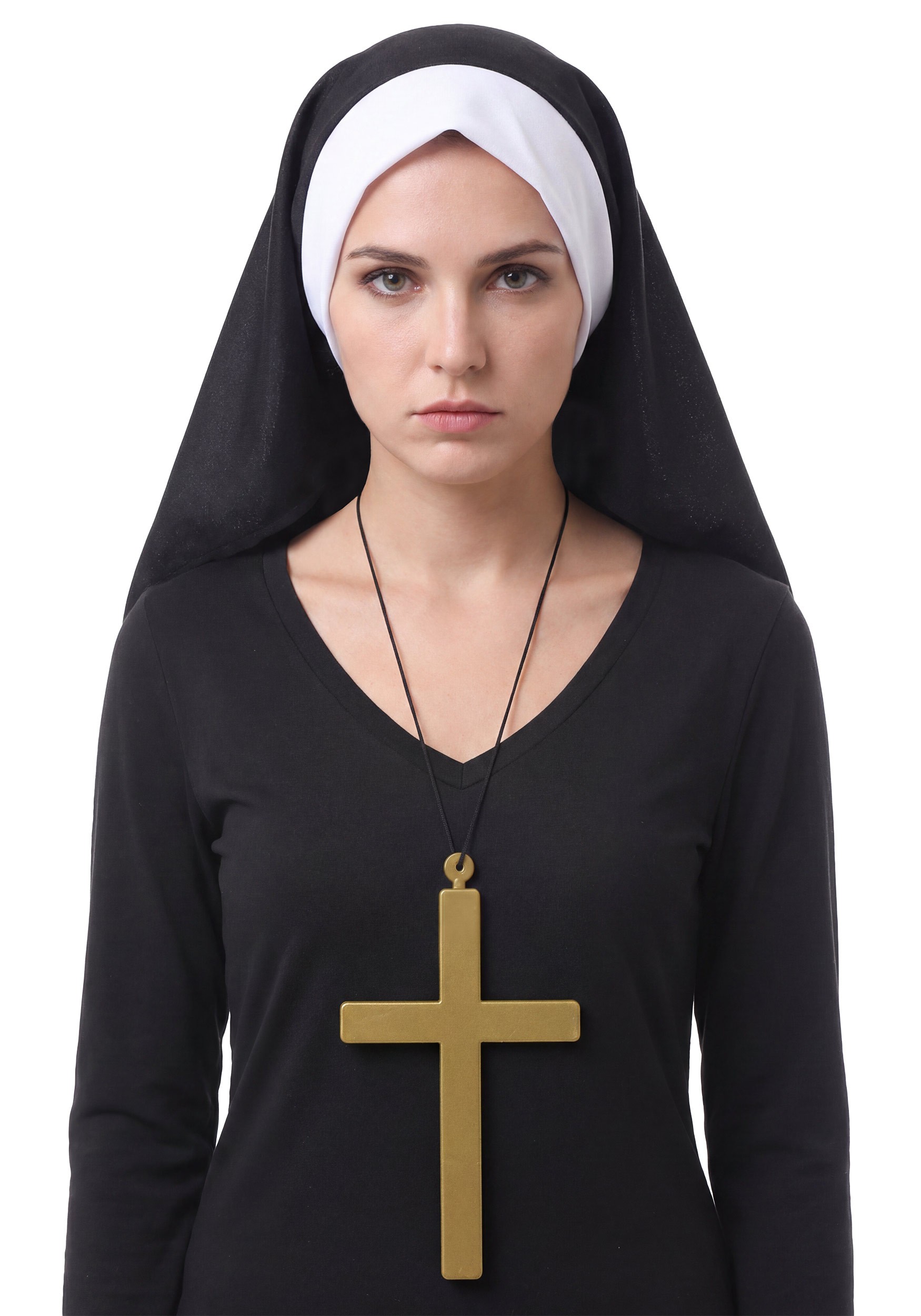 Women's Nun Costume Accessory Kit