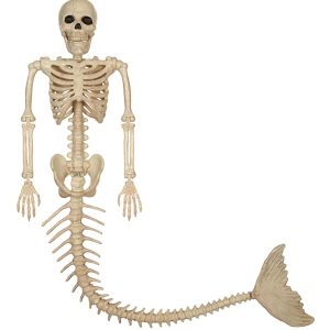 21-Inch Skeleton Mermaid Decoration