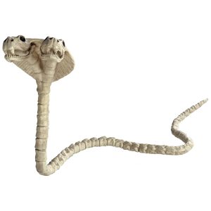 41-Inch Double Headed Cobra Skeleton Decoration