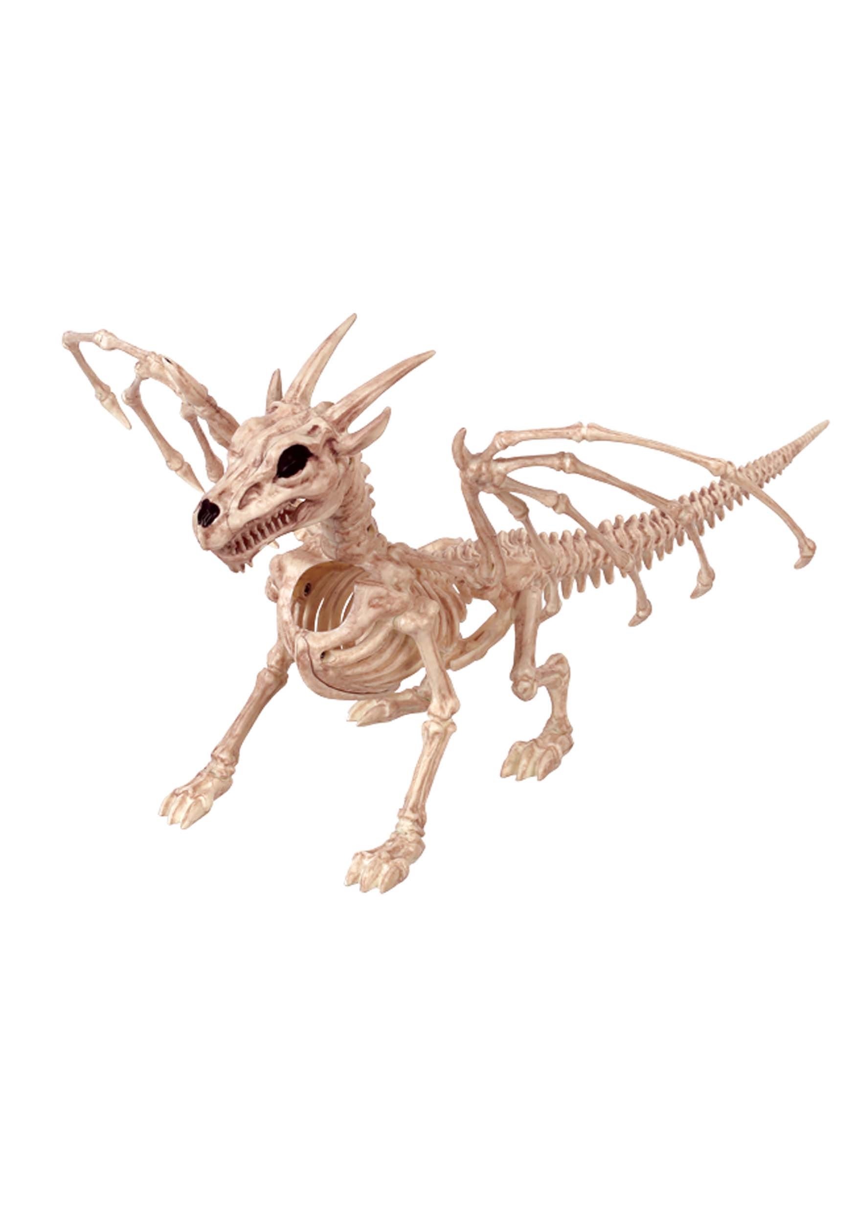 7-Inch Dragon Skeleton Halloween Decoration