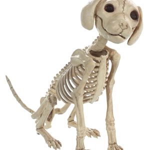 7.5-Inch Sitting Puppy Skeleton Decoration