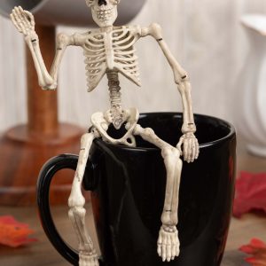 8-Inch Bendable Skeleton Halloween Decoration