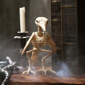 8-Inch Raven Skeleton Decoration