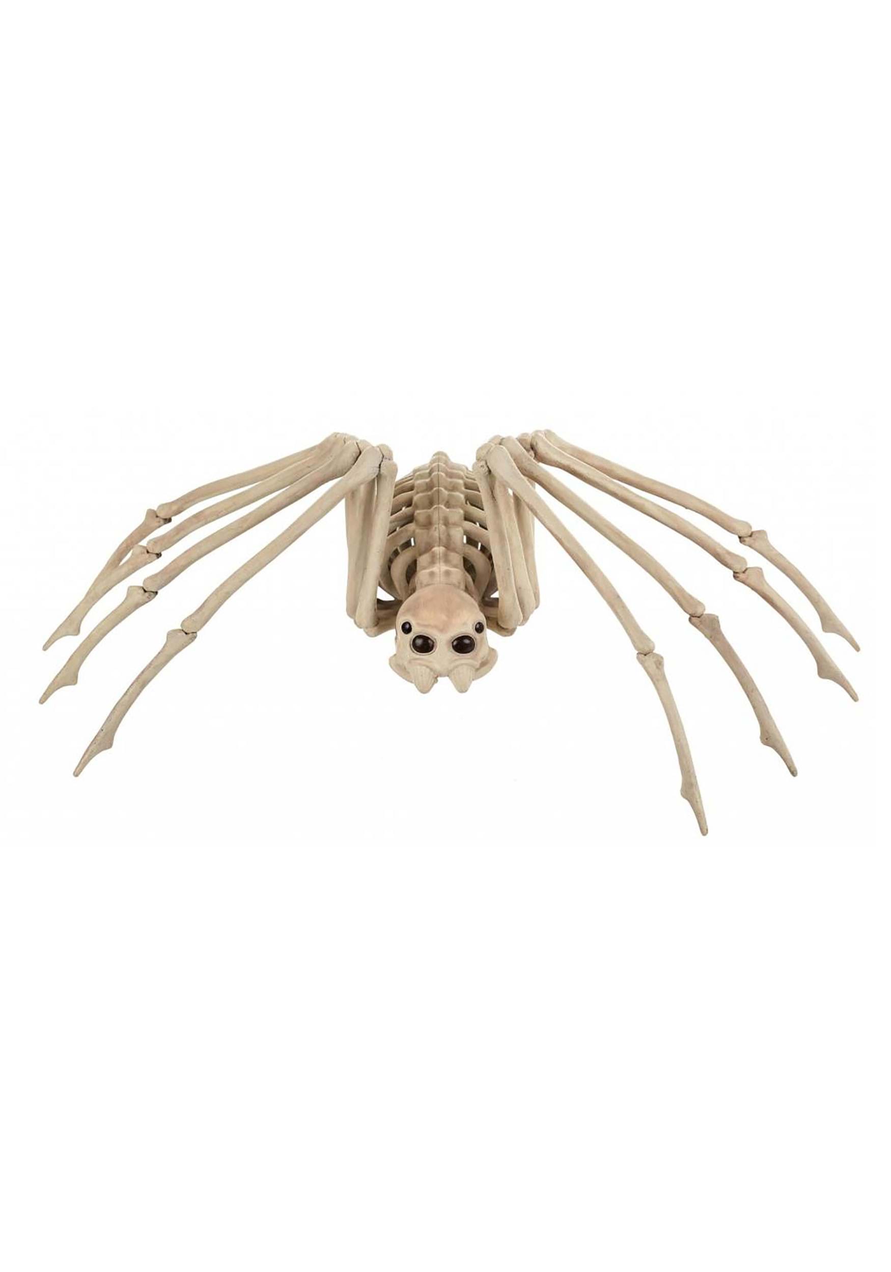 9-Inch Posable Creepy Spider Skeleton Decoration