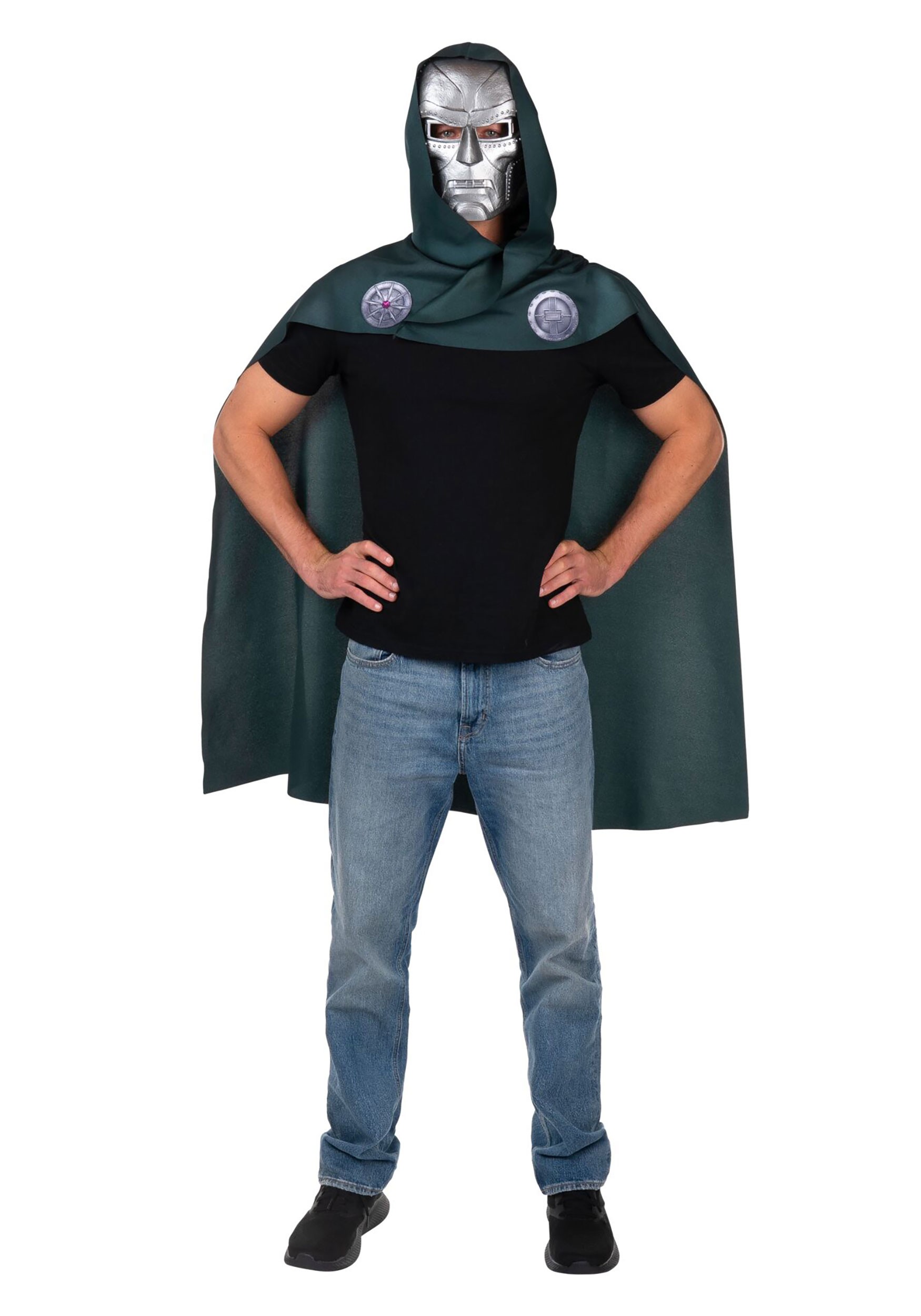 Adult Marvel Doctor Doom Hooded Cape & Mask Accessory Kit