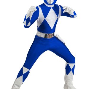 Authentic Power Rangers Blue Ranger Men's Costume