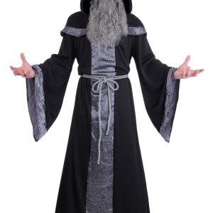 Men's Regal Dark Court Wizard Costume Robe