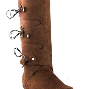 Brown Tall Renaissance Boots