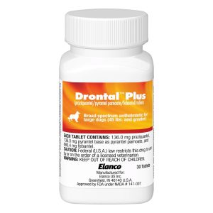 Drontal For Large Dogs 10 - 35 Kg 2 Tablet