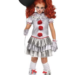 Girl's Carnevil Clown Costume