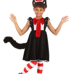 Girl's Cat in the Hat Costume Dress