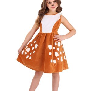 Girl's Dazzling Deer Costume