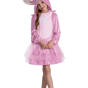 Girl's Disney Lilo and Stitch Angel Pink Costume Dress