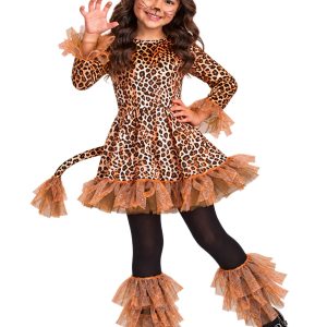 Girl's Leopard Costume Dress