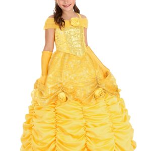 Girl's Premium Disney Beauty and the Beast Belle Costume