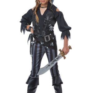 Girls Rebel Pirate Costume
