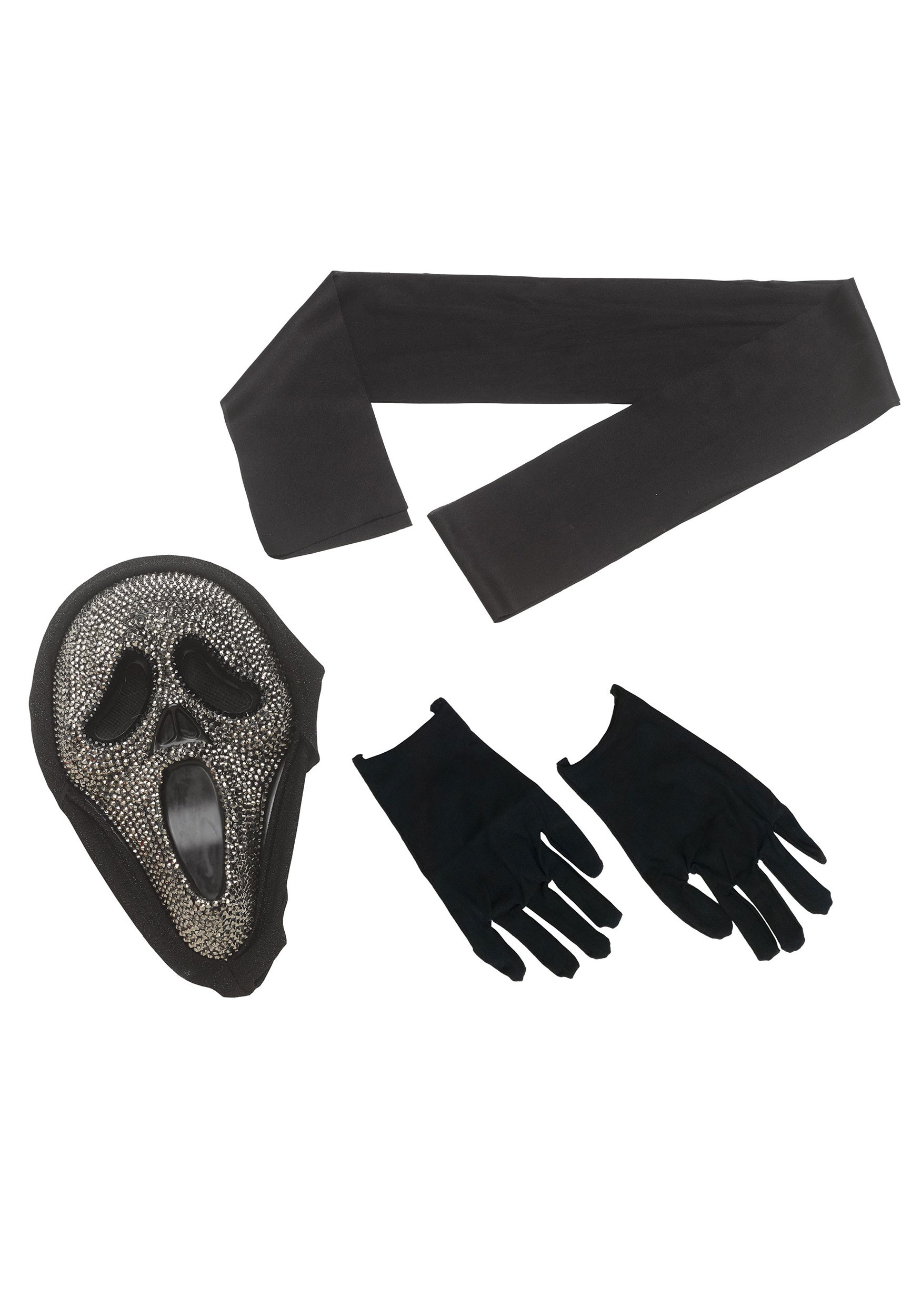 Kid's Ghost Face Gun Powder Bling Costume