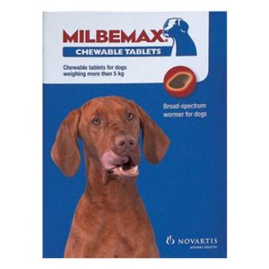 Milbemax Chewable For Large Dogs Over 5 Kgs. 1 Chew