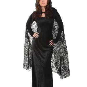 Sheer Spiderweb Cape